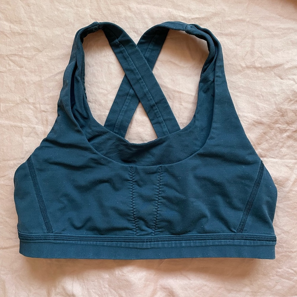 Black Lululemon Athetica Sports Bra — Size 6
